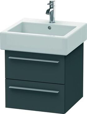 Duravit Waschtischunterbau X-LARGE 443x450x448mm graphit matt