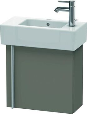 Duravit Waschtischunterbau VERO 211x450x428mm Ans re fla grey seidenmatt