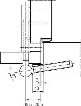 Flügelteil V 0026 WF 3-tlg.STA vern.100 St./VE SIMONSWERK - VPE: 100