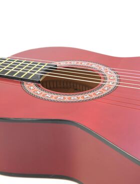 DIMAVERY AC-303 Klassikgitarre 1/2, rot