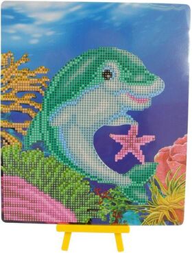 Diamond Painting Delfin 25x21cm