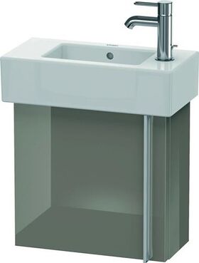 Duravit Waschtischunterbau VERO 211x450x428mm Ans li fla grey hochglanz