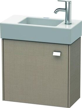 Duravit Waschtischunterbau BRIOSO 442x484x239mm Gri chr Ans links leinen