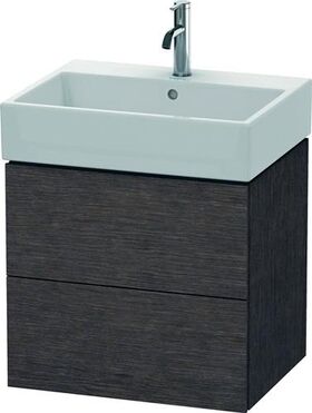 Duravit Waschtischunterbau L-CUBE 544x584x459mm eiche dunkel gebürstet