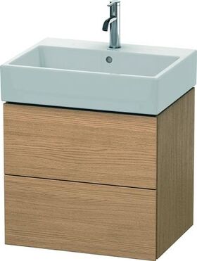 Duravit Waschtischunterbau L-CUBE 544x584x459mm europäische eiche