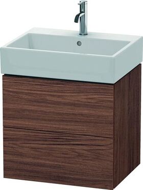 Duravit Waschtischunterbau L-CUBE 544x584x459mm nussbaum dunkel