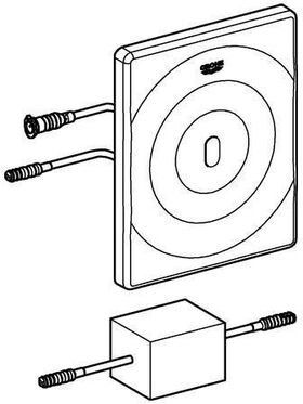 Grohe Abdeckplatte chr