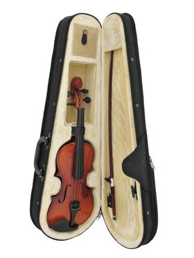 DIMAVERY Violine 1/8 mit Bogen, im Case