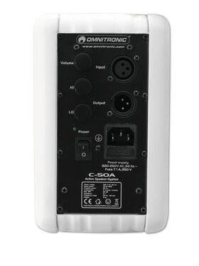 OMNITRONIC C-50A aktiv weiß 2x