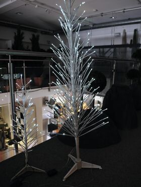 EUROPALMS Design-Baum mit LED cw 120cm