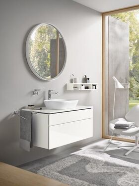 Duravit Regalelement L-CUBE 800x140x120mm weiß hochglanz