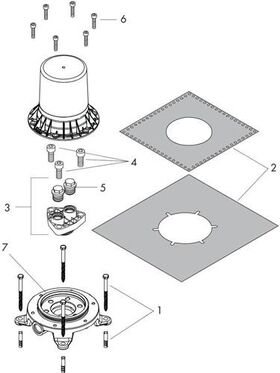 HG Grundkörper DN 15, für Armaturen bodenstehend