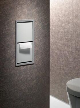 Emco WC-Modul ASIS 150 Unterputz, 809x168mm aluminium/optiwhite