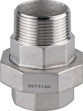 Verschraubung EN 10226-1 NPS 1 1/4 Zoll kon.dichtend 71mm 17mm 21mm SPRINGER - VPE: 5