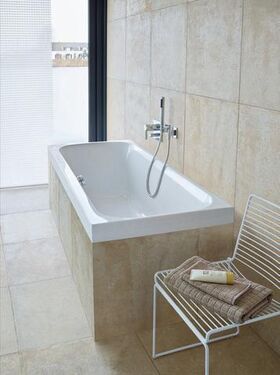 Duravit Rechteck-Badewanne HAPPY D.2 2 Rückenschrägen 1800x800mm weiß