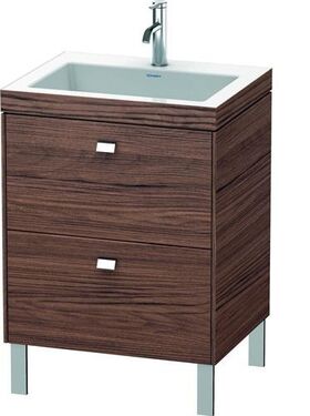 Duravit Waschtischunterbau BRIOSO 701x600x480mm m WT Vero Air Gri chr 1 HL