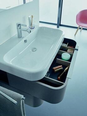 Duravit Spiegel HAPPY D.2 m Be 860x800x105mm 12 W amerik. nussbaum