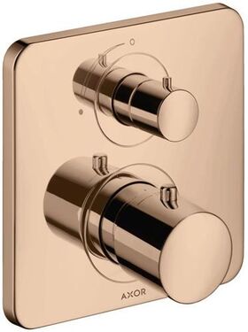 Thermostat AXOR CITTERIO M UP 1 Verbr m Abstellventil pol. red gold