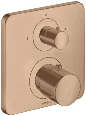 Thermostat AXOR CITTERIO M UP 2 Verbr m Ab-/Umstellv. bru red gold