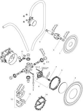 Grundkörper AXOR DN 20 f Elektro-WT-Mischer UP f Wd-mon