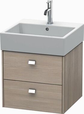 Duravit Waschtischunterbau BRIOSO Griffe chrom 442x484x459mm pine silver