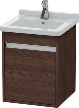 Duravit Waschtischunterbau KETHO 445x440x550mm Anschlag links basalt matt