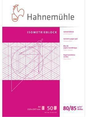 Hahenmühle FineArt Isometrieblock 10662642 DN A4 rautiert 50Bl.