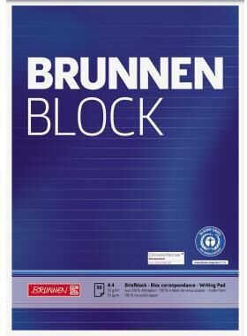 BRUNNEN Notizblock RCP 105261701 DIN A4 50Blatt liniert