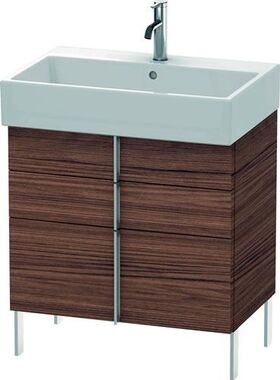 Duravit Waschtischunterbau VERO AIR 581x684x431mm nussbaum dunkel