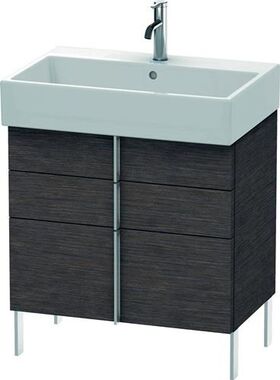 Duravit Waschtischunterbau VERO AIR 581x684x431mm eiche dunkel gebürstet