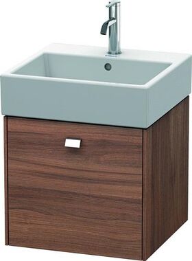 Duravit Waschtischunterbau BRIOSO Griff chrom 442x484x459mm nussbaum natur