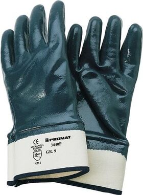 Handschuhe Neckar Gr.10 blau Nitrilvollbeschichtung EN 388 PSA II PROMAT - VPE: 12