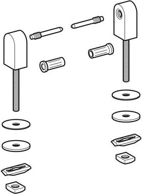 Geberit Edelstahlscharnier passend zu Felino WC-Sitz