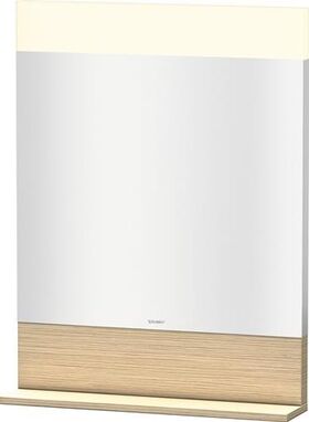 Duravit Spiegel VERO m Be Abl. 800x600x142mm eiche gebürstet