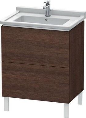 Duravit Waschtischunterbau L-CUBE 469x670x712mm betongrau matt