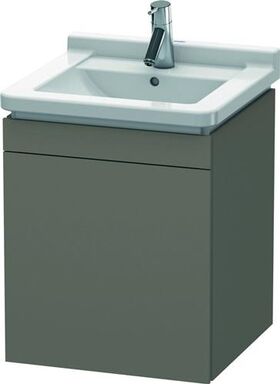 Duravit Waschtischunterbau L-CUBE 447x460x558mm Ans li fla grey seidenmatt