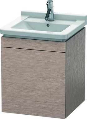 Duravit Waschtischunterbau L-CUBE 447x460x558mm Ans rechts eiche kaschmir