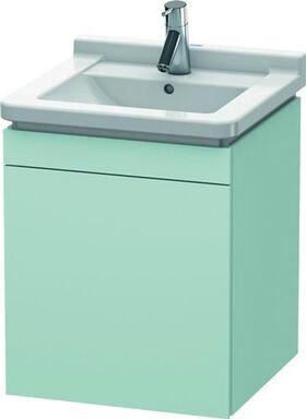 Duravit Waschtischunterbau L-CUBE 447x460x558mm Ans links lichtblau matt