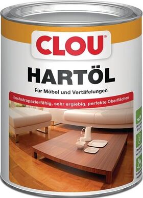 Hartöl farblos 750 ml Dose CLOU