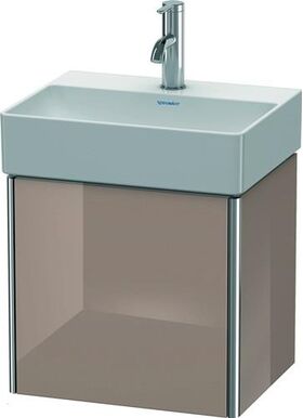 Duravit Waschtischunterbau XSQUARE 397x434x340mm Türansch re capp hochglanz