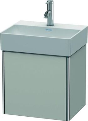 Duravit Waschtischunterbau XSQUARE 397x434x340mm Türansch re betongrau matt