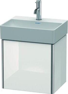 Duravit Waschtischunterbau XSQUARE 397x434x340mm Türansch re weiß hochglanz