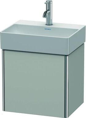 Duravit Waschtischunterbau XSQUARE 397x434x340mm Türansch li betongrau matt