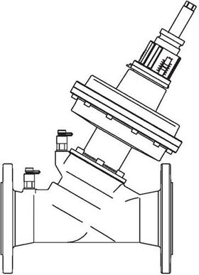 OV Regulierventil Cocon QFC PN 25 beiderseits Flanschanschluss DN 40