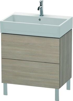 Duravit Waschtischunterbau L-CUBE 582x684x459mm pine silver