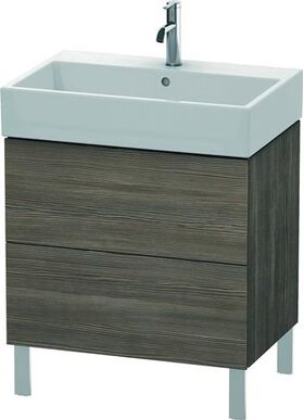 Duravit Waschtischunterbau L-CUBE 582x684x459mm pine terra