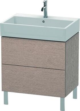 Duravit Waschtischunterbau L-CUBE 582x684x459mm eiche kaschmir