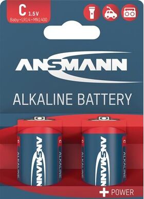 Batterie 1,5 V C-AM2-Baby 7000 mAh LR14 4914 2 St./Bl.ANSMANN