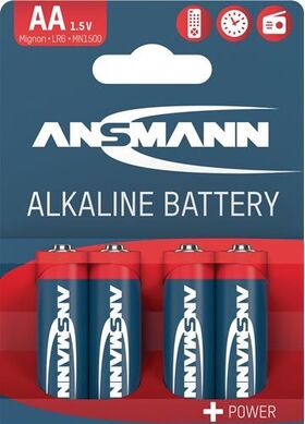 Batterie 1,5 V AA-AM3-Mignon 2800 mAh LR6 4906 4 St./Bl.ANSMANN