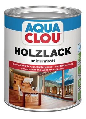 Holzlack L11 farblos seidenmatt 750 ml Dose CLOU